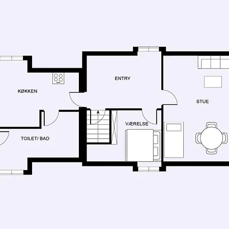 Holoftet - Charming Vacation On The 1st Floor Of Hawbakken Apartment